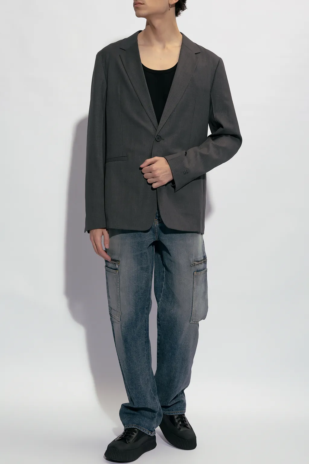 Single-Breasted Tailored Blazer