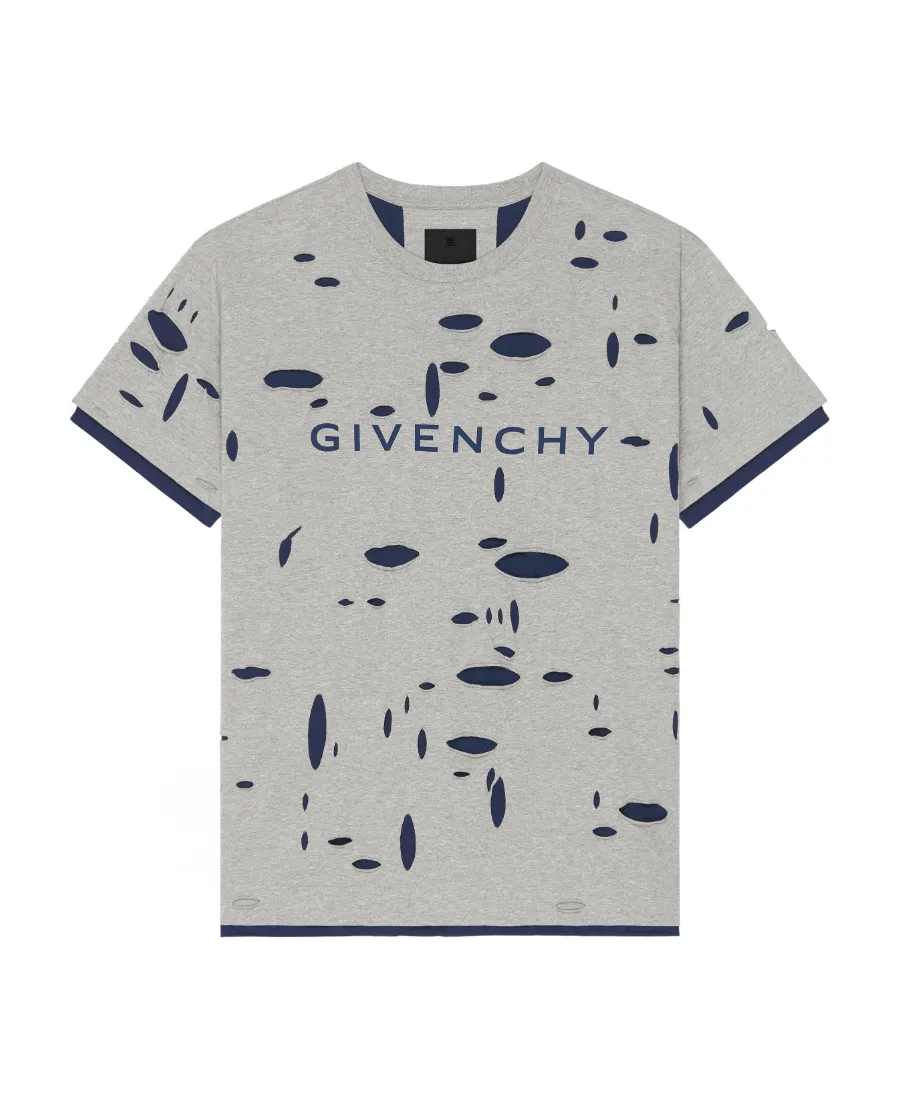 Distressed Crewneck T-Shirt