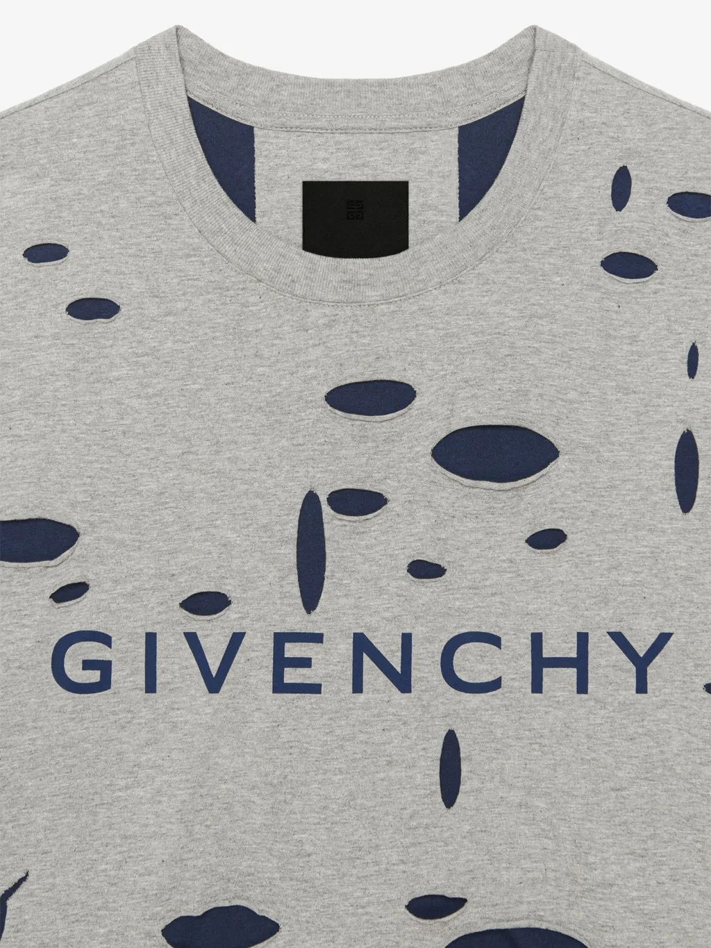 Distressed Crewneck T-Shirt