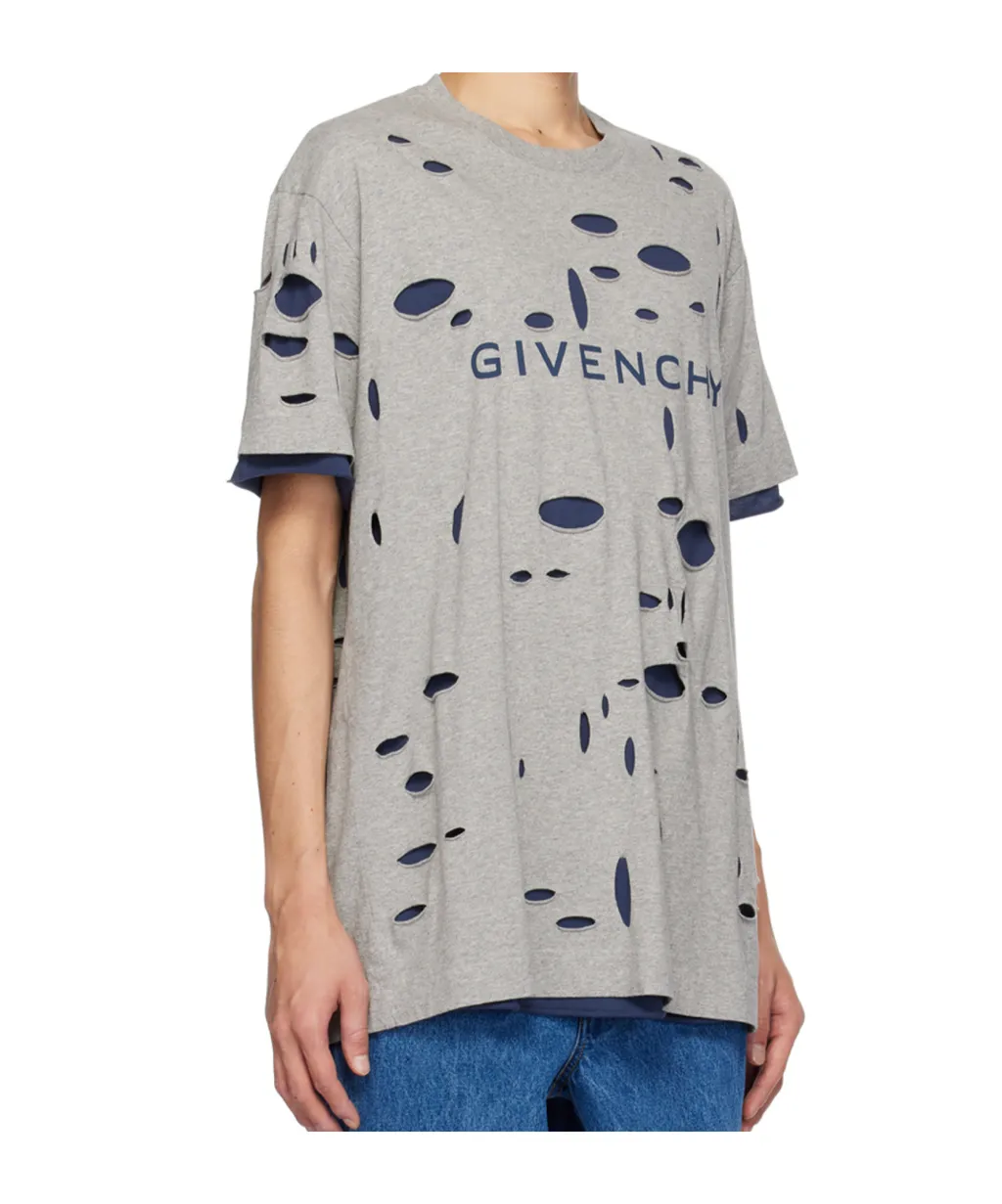 Distressed Crewneck T-Shirt