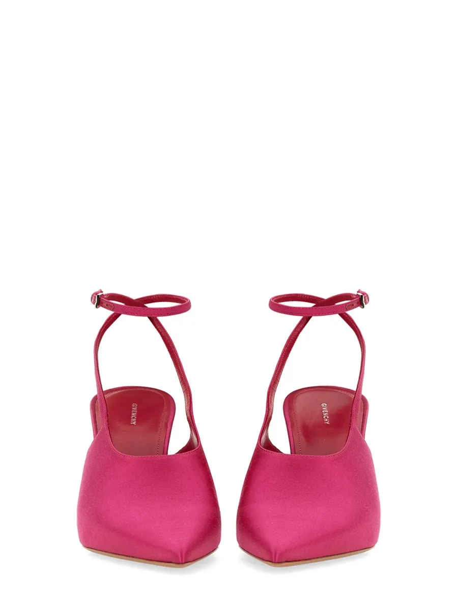 Satin Show Slinback Pumps