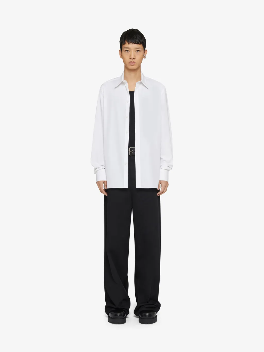 Logo Detailed Collared Shirt