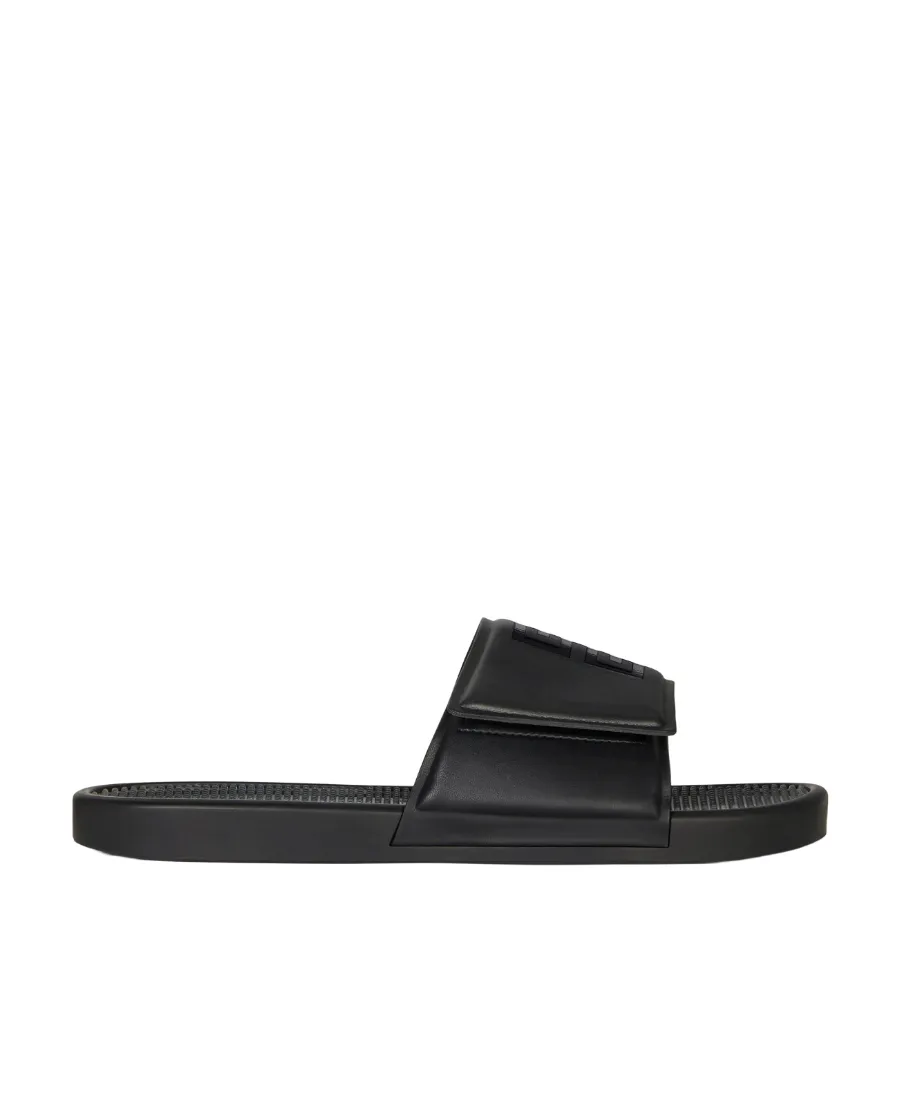 4G Emblem Flat Sandals