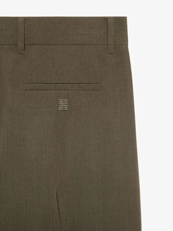 Straight Fit Tailored Pants