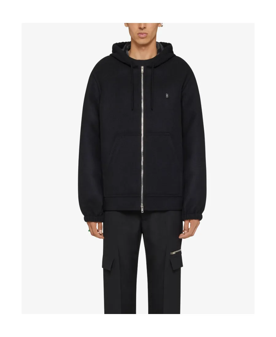 4G Pattern Zipped Hoodie