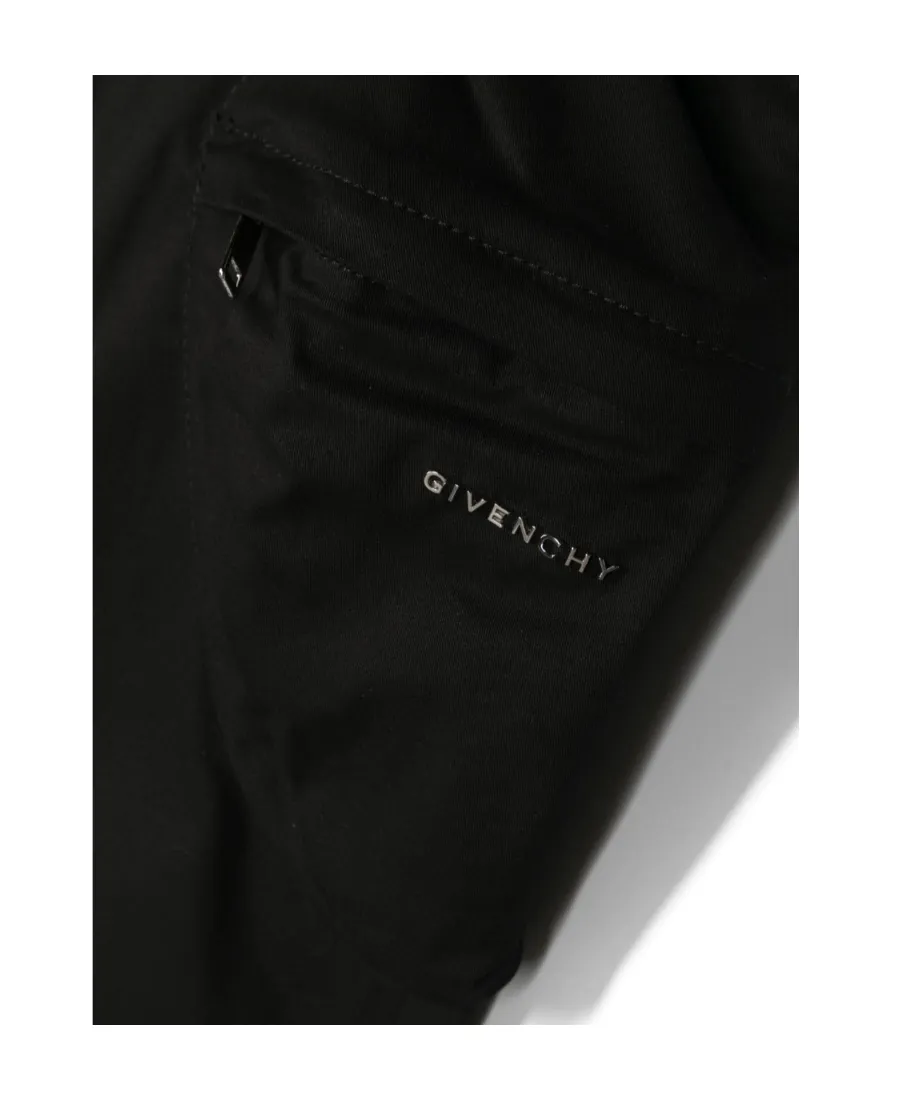 Logo Lettering Gabardine Trousers