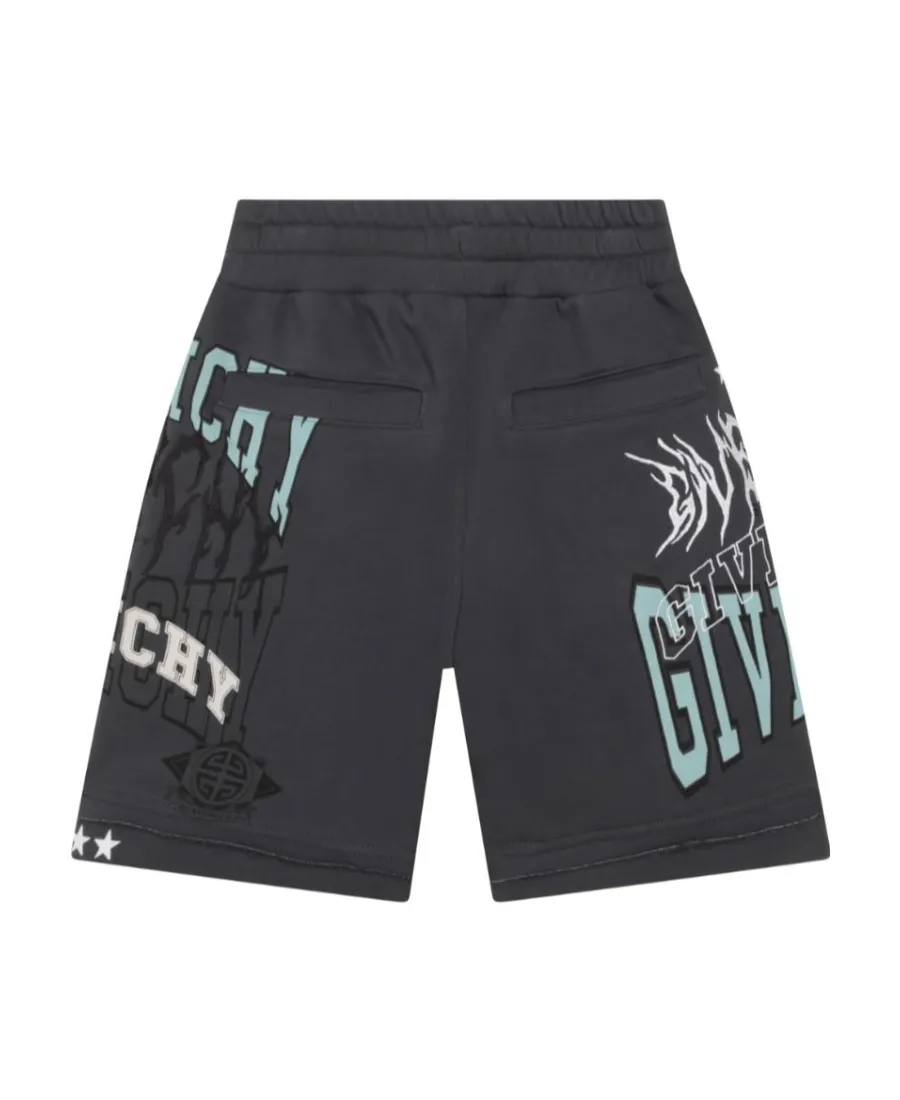 Logo-Print Casual Shorts