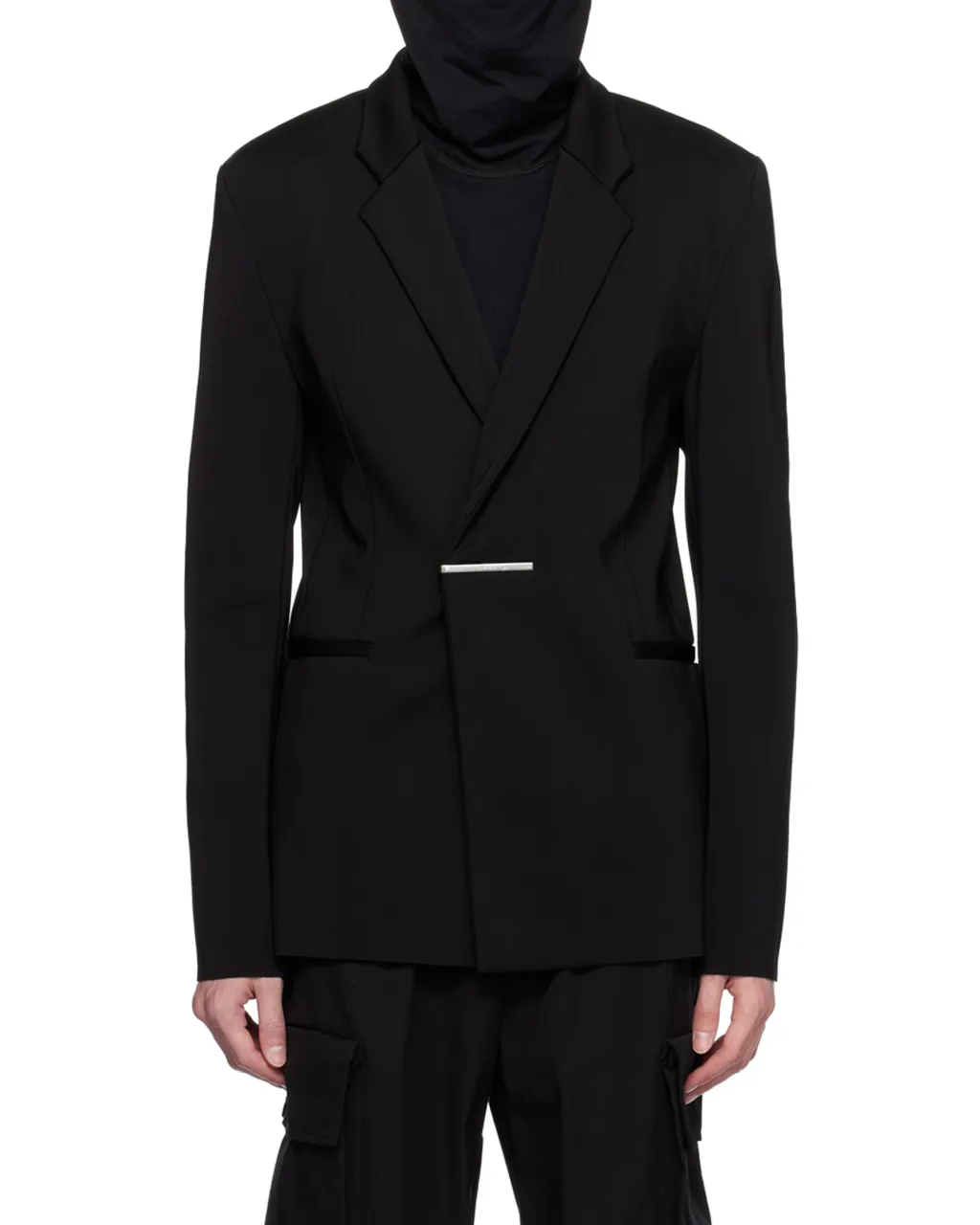 Single-Breasted Long-Sleeved Blazer