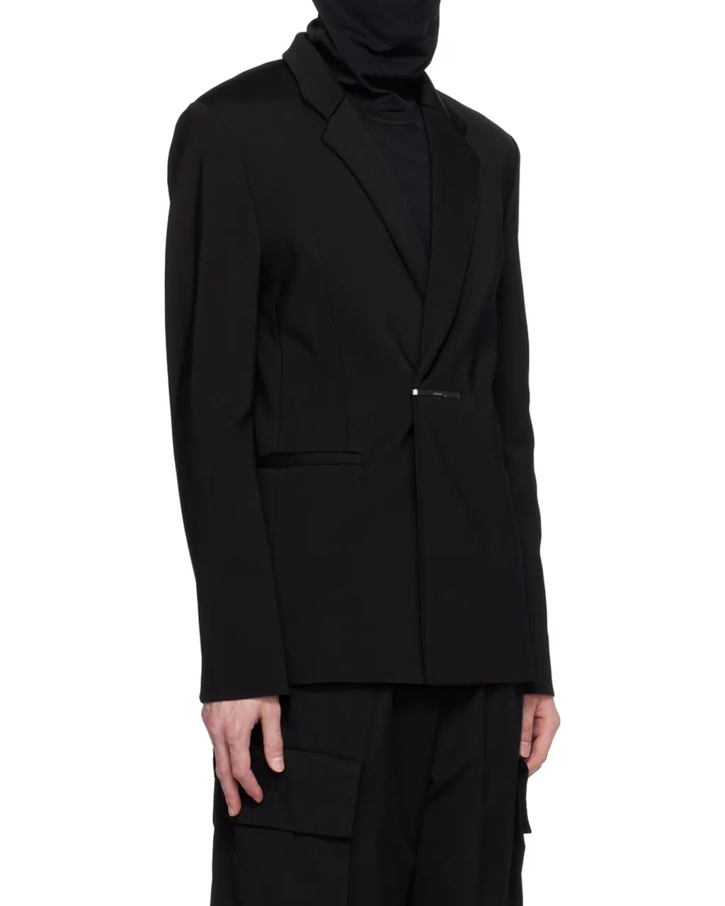 Single-Breasted Long-Sleeved Blazer