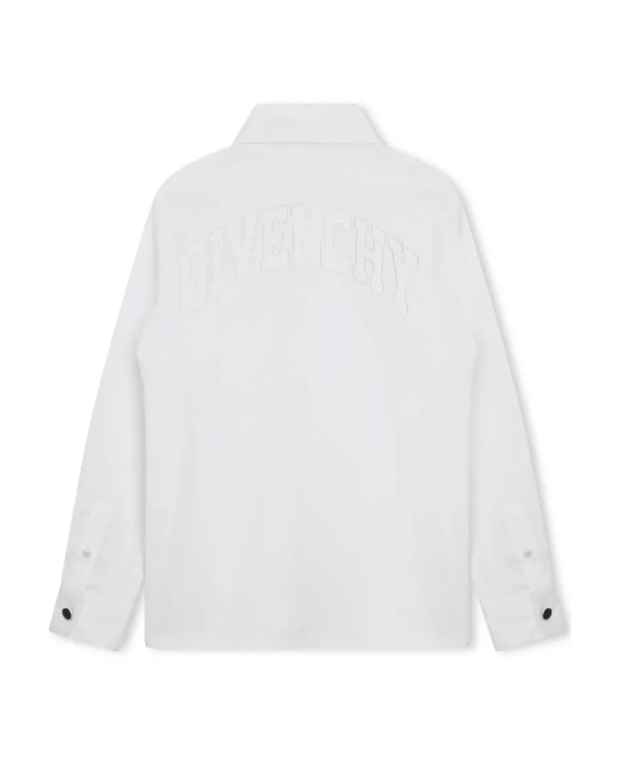 Logo-Embroidered Cotton Shirt