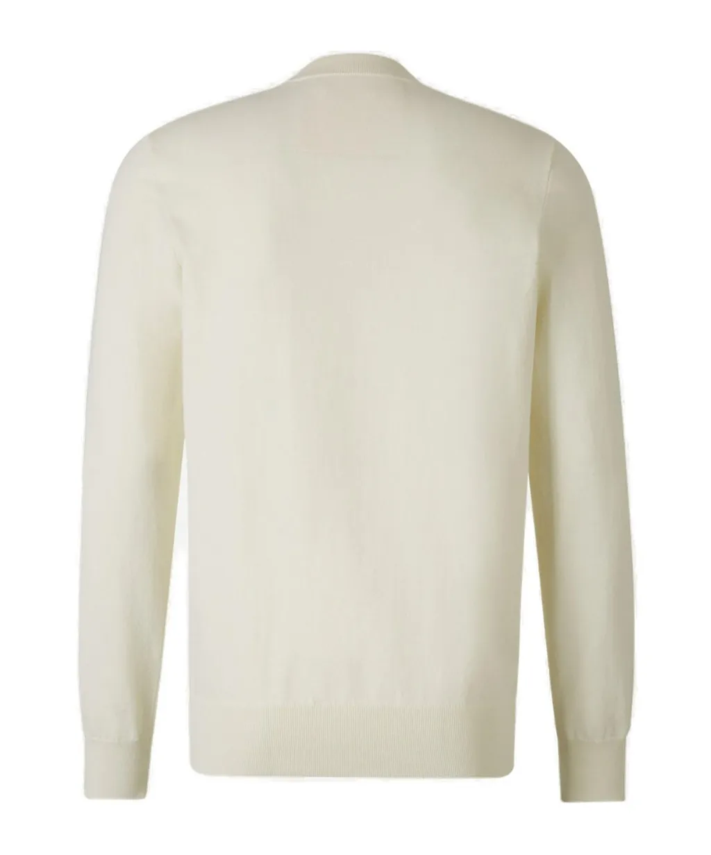 Logo Embroidered Knitted Jumper