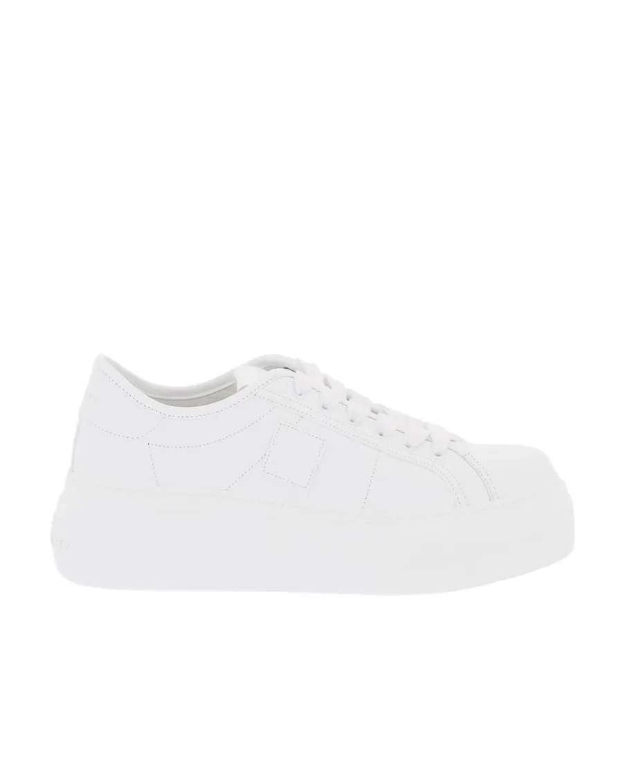 Round-Headed Low-Top Lace-Up Casual Shoes