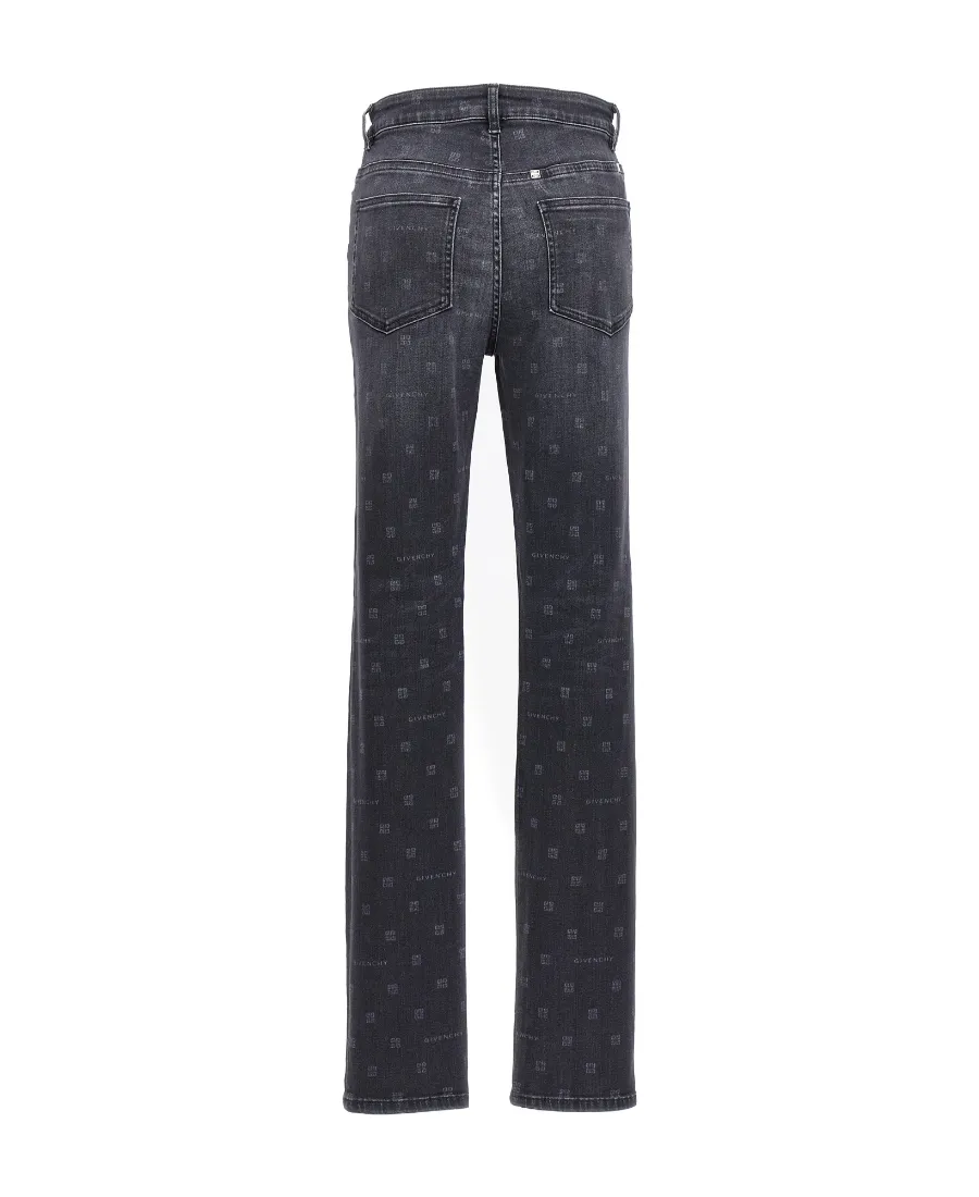 4G Motif Skinny Jeans