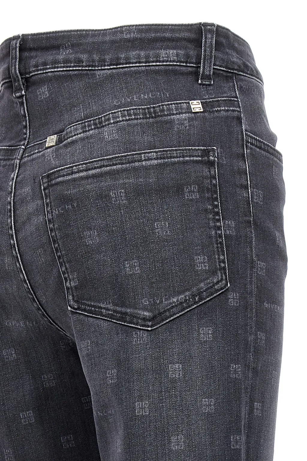 4G Motif Skinny Jeans