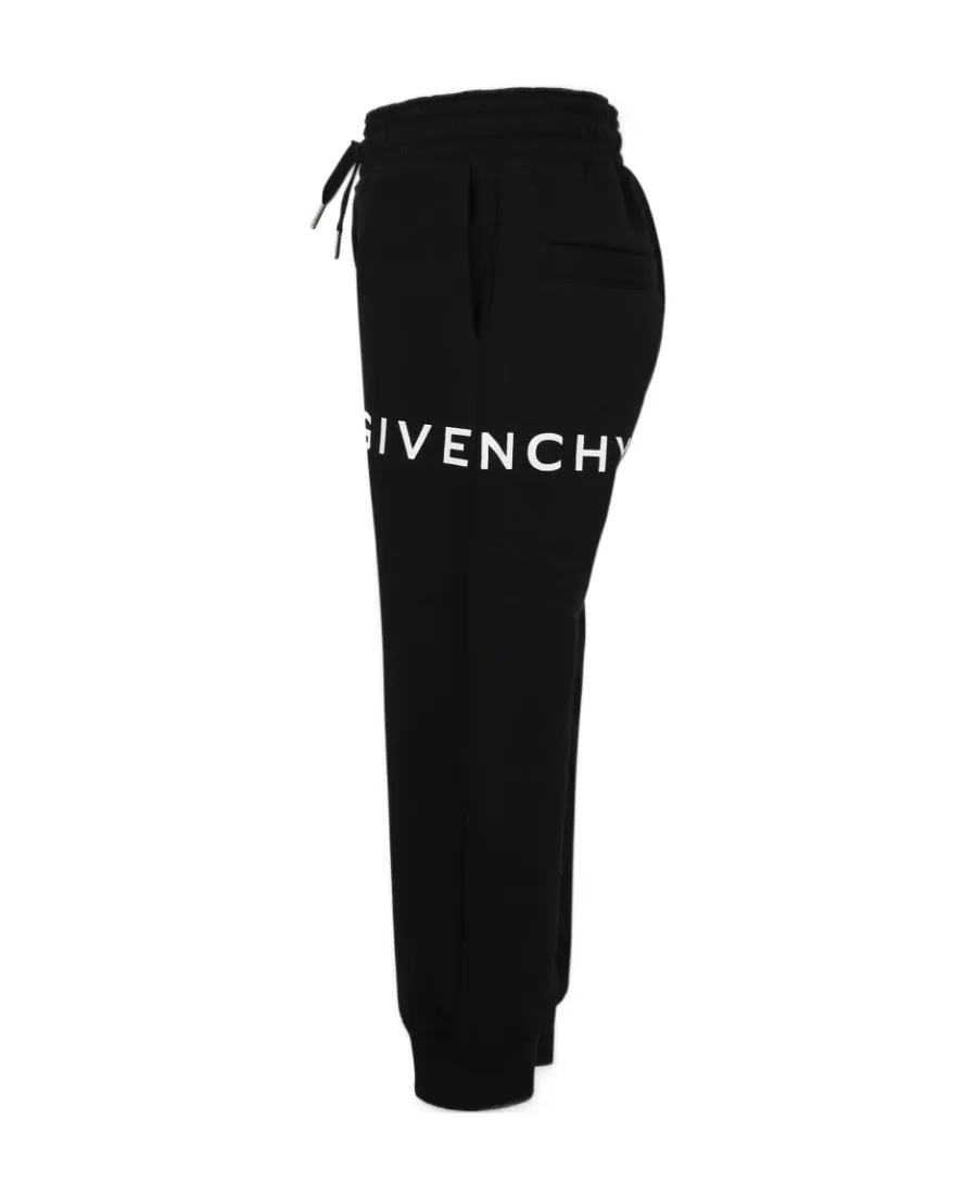 Logo Printed Drawstring Track Pants