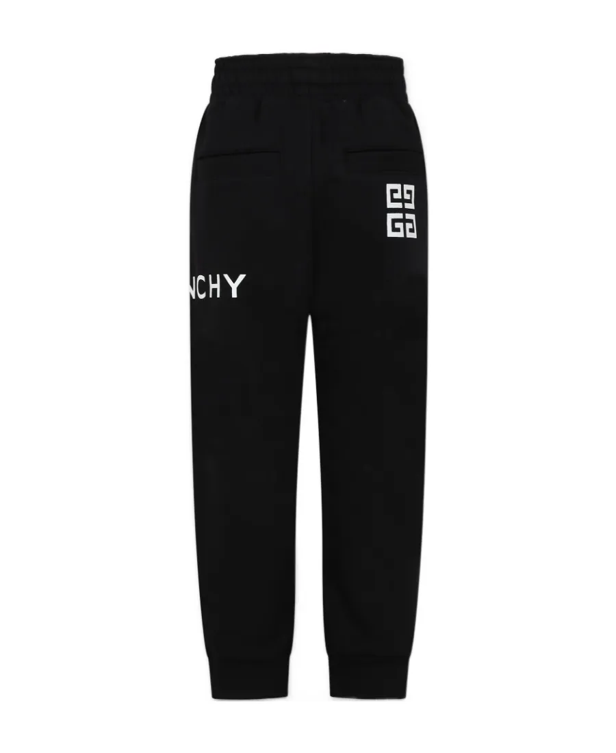 Logo Printed Drawstring Track Pants
