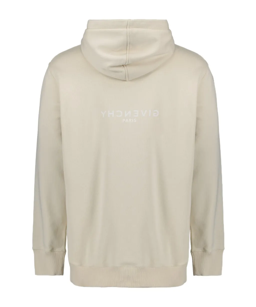Logo Reverse Drawstring Hoodie