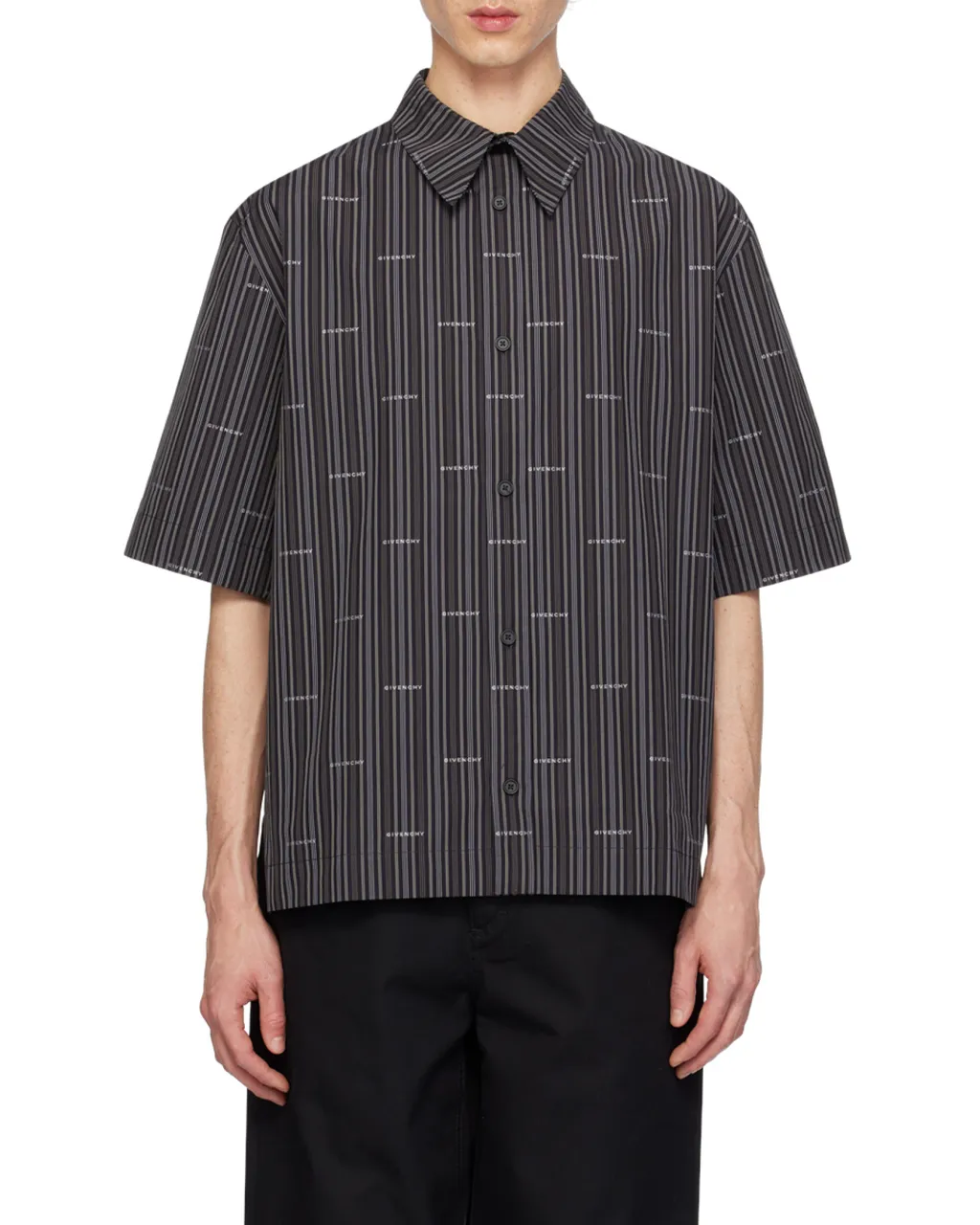 Striped Short-Sleeved Shirt