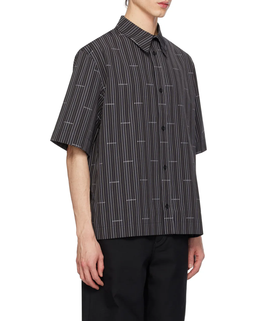 Striped Short-Sleeved Shirt
