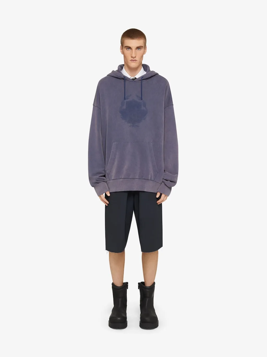 Faded Drawstring Hoodie