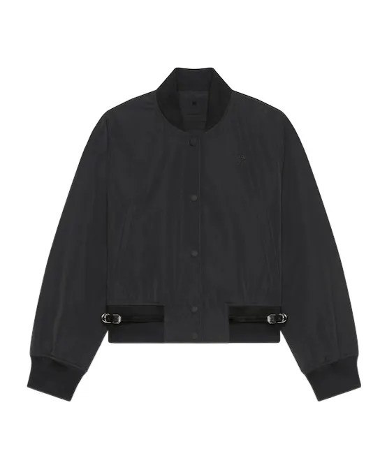 Buckle Detailed Button-Up Jacket