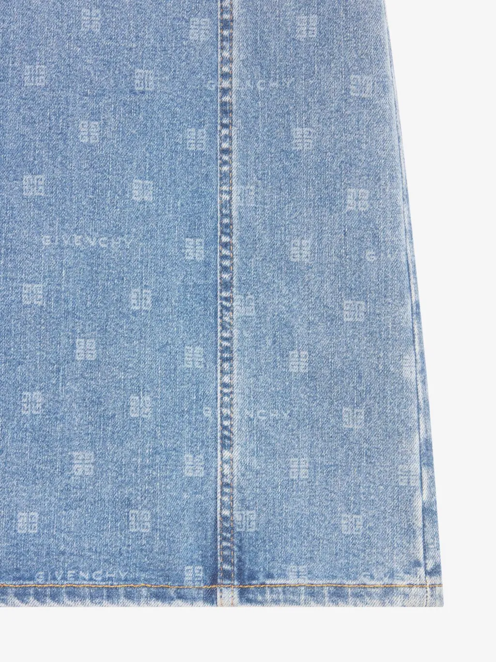 Ombré-Effect Denim Minidress