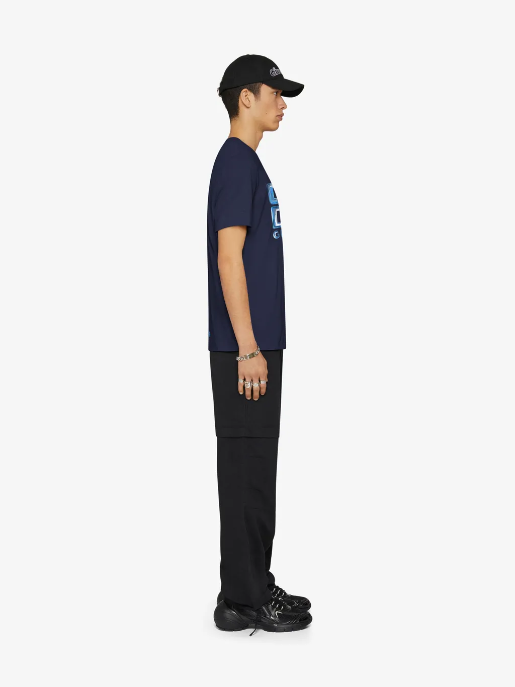 4G Multicolor Slim Fit T-Shirt In Cotton