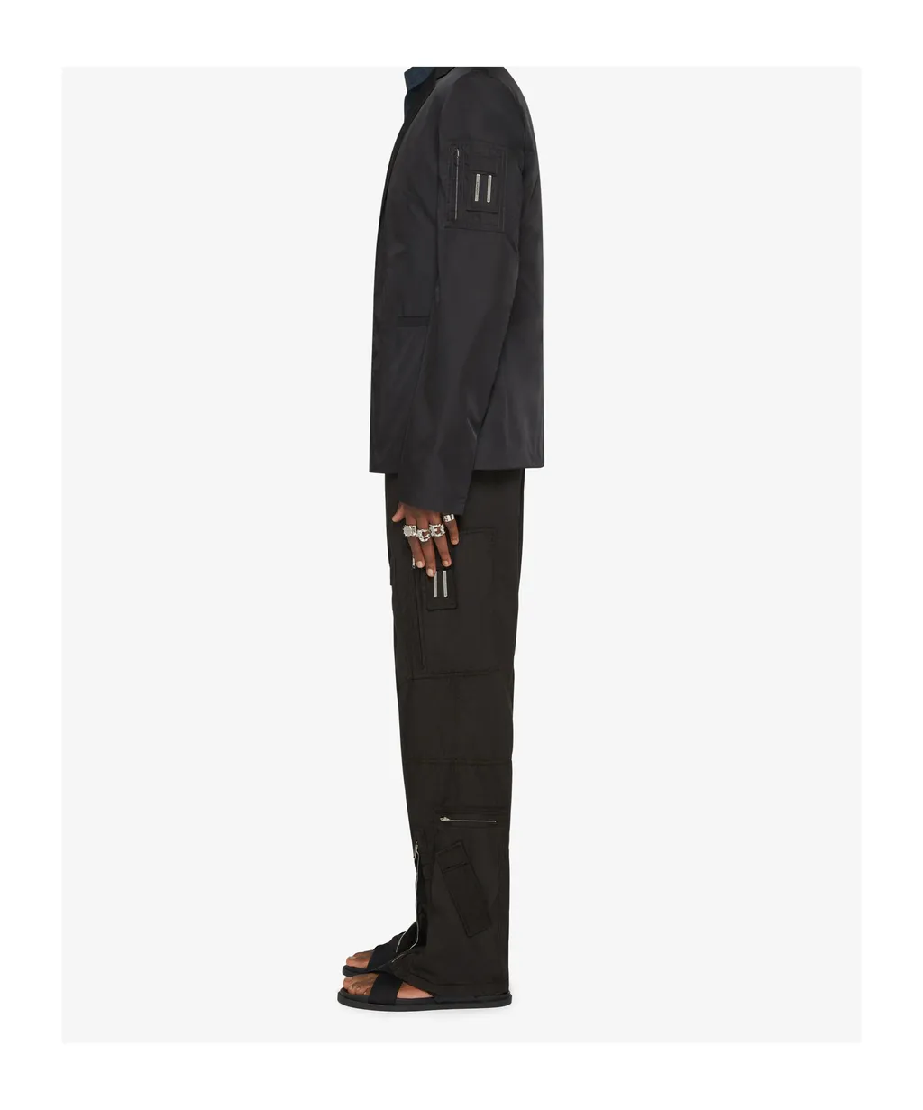 Zipped Pocket Cargo Pants