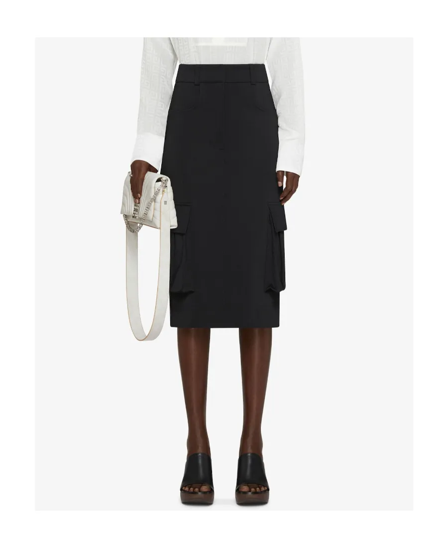 Knitted Cargo Skirt