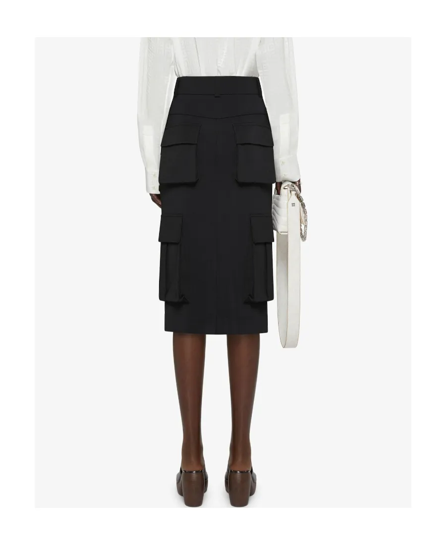 Knitted Cargo Skirt