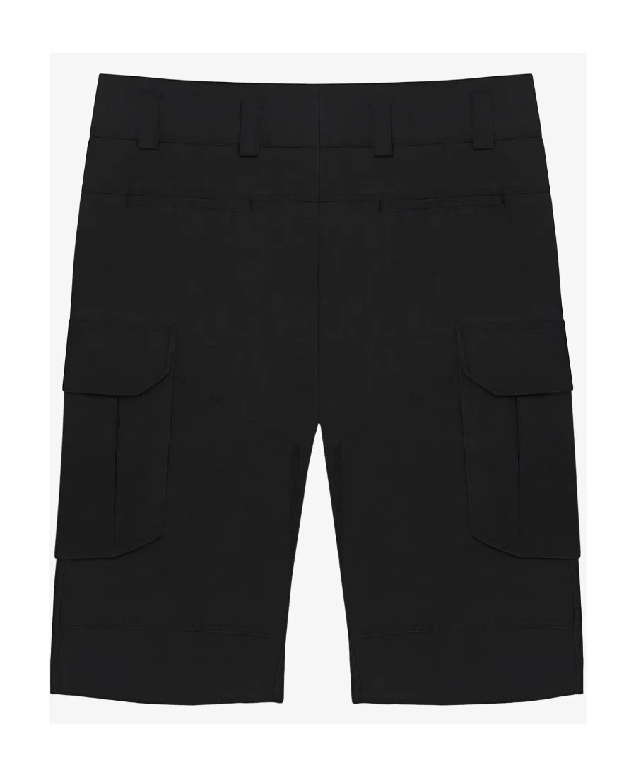 Cargo Bermuda Shorts In Silk