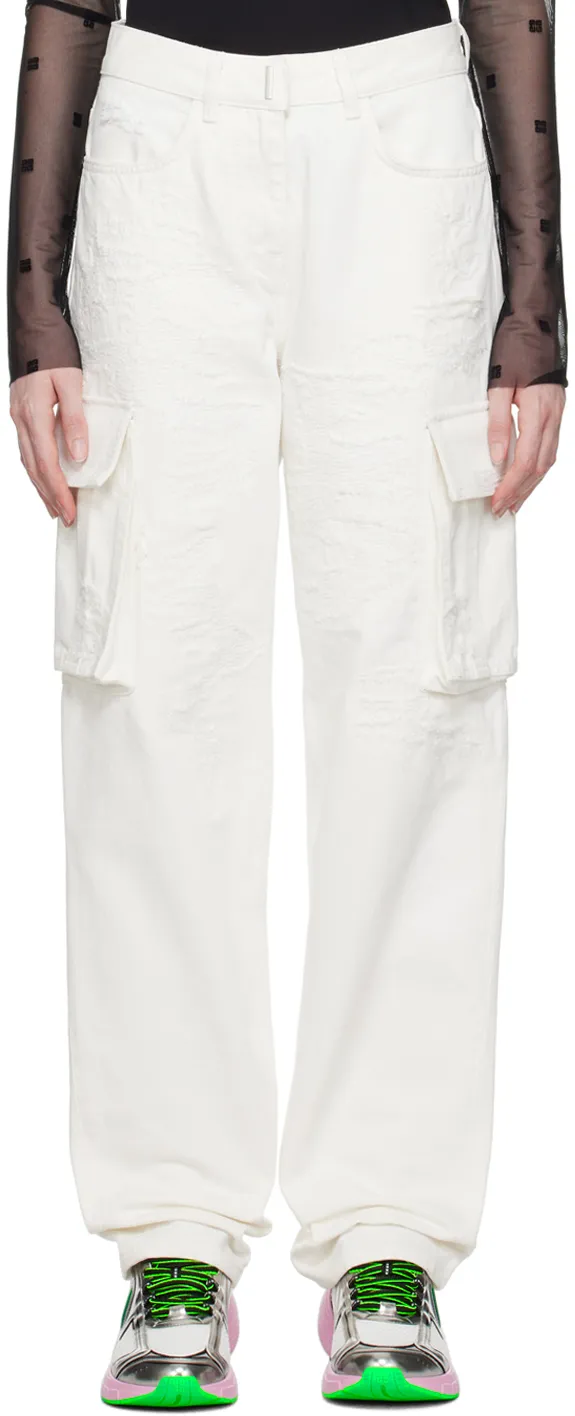 Cargo Straight-Leg Trousers