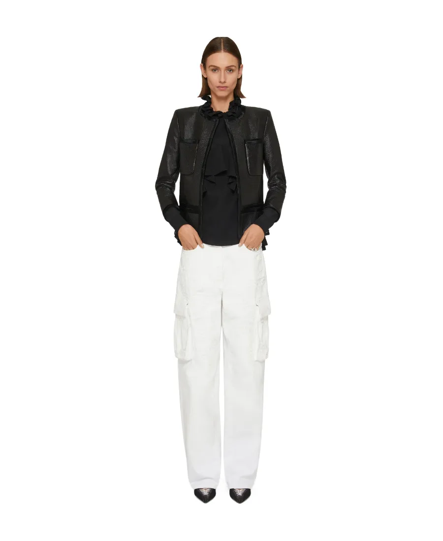 Cargo Straight-Leg Trousers