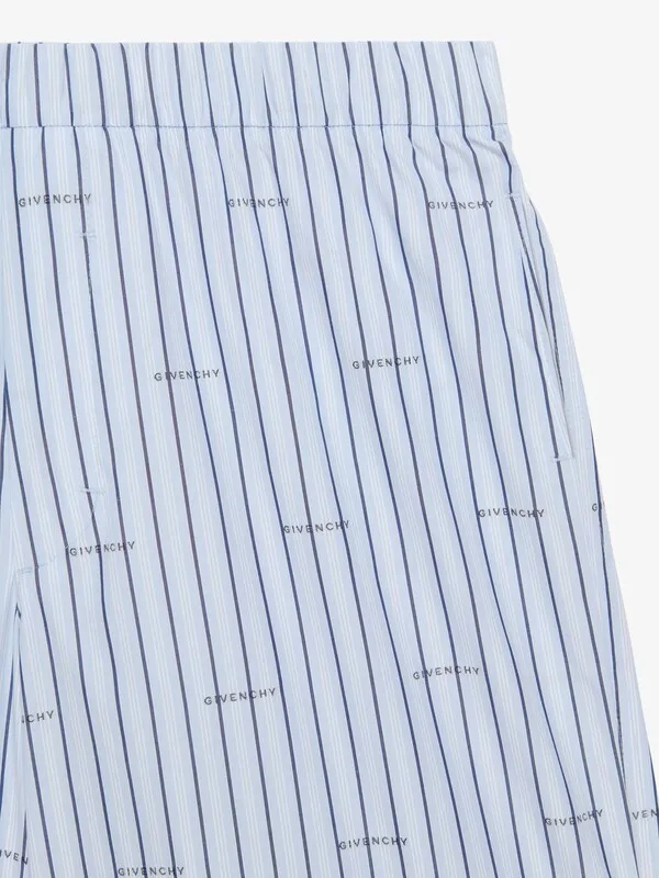 Striped Bermuda Shorts