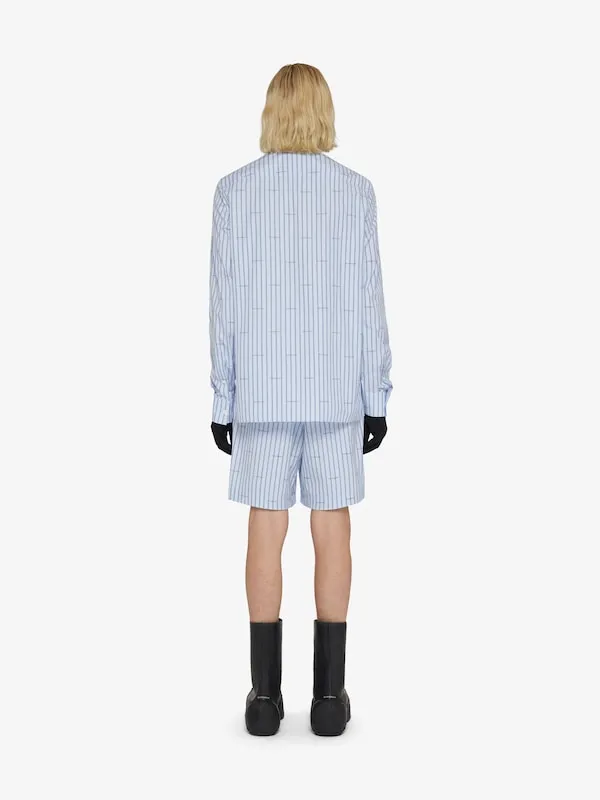 Striped Bermuda Shorts