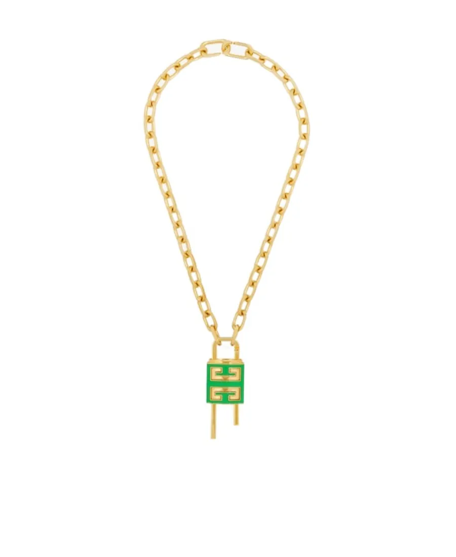 Lock Necklace With 4G Padlock In Metal