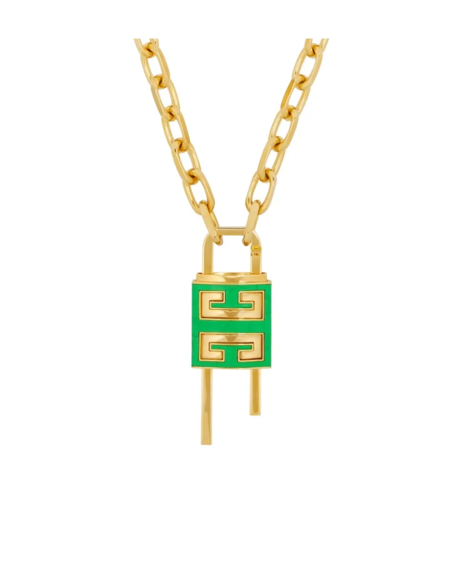 Lock Necklace With 4G Padlock In Metal