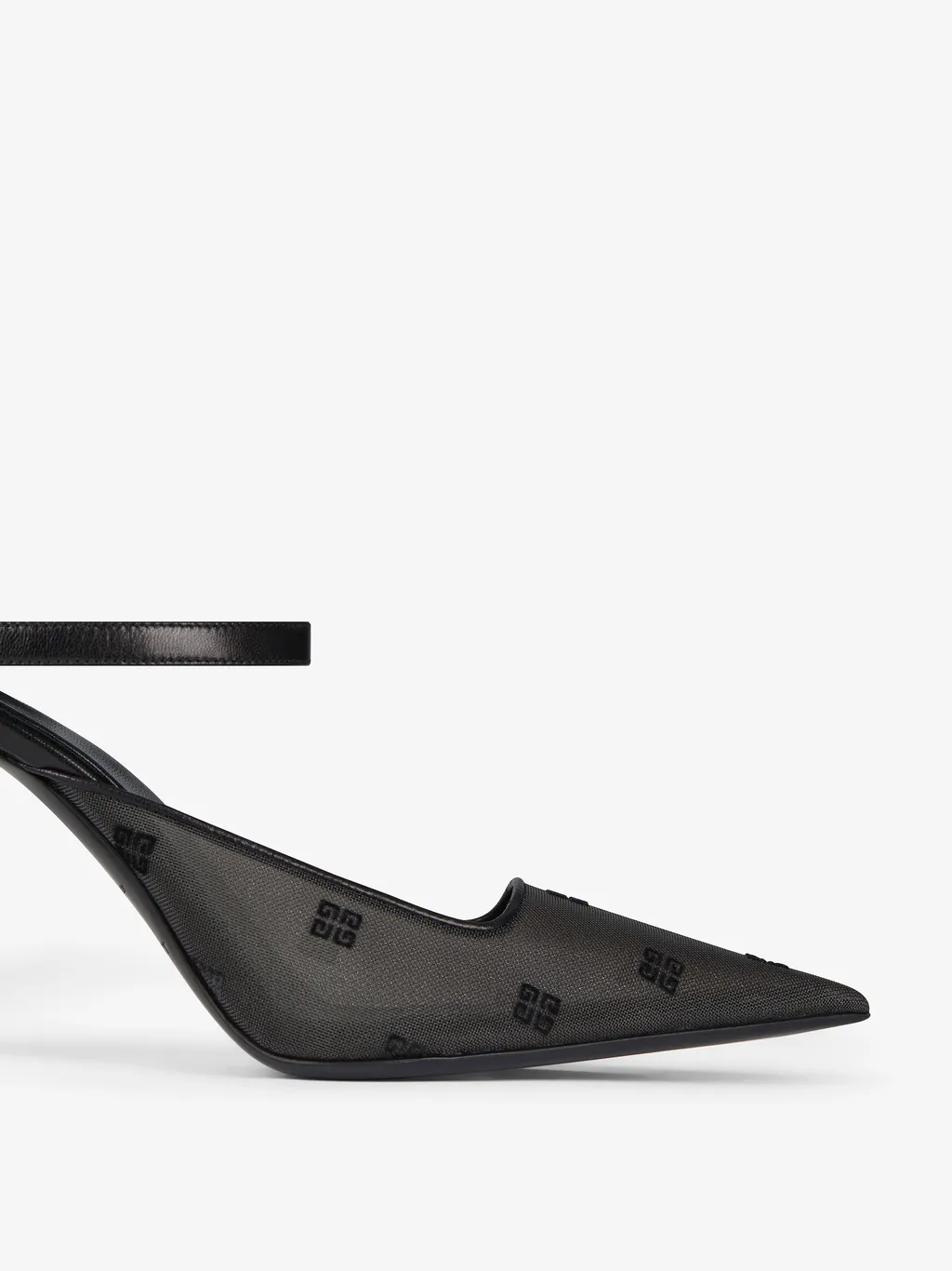 Show Slingback In 4G Transparent Mesh