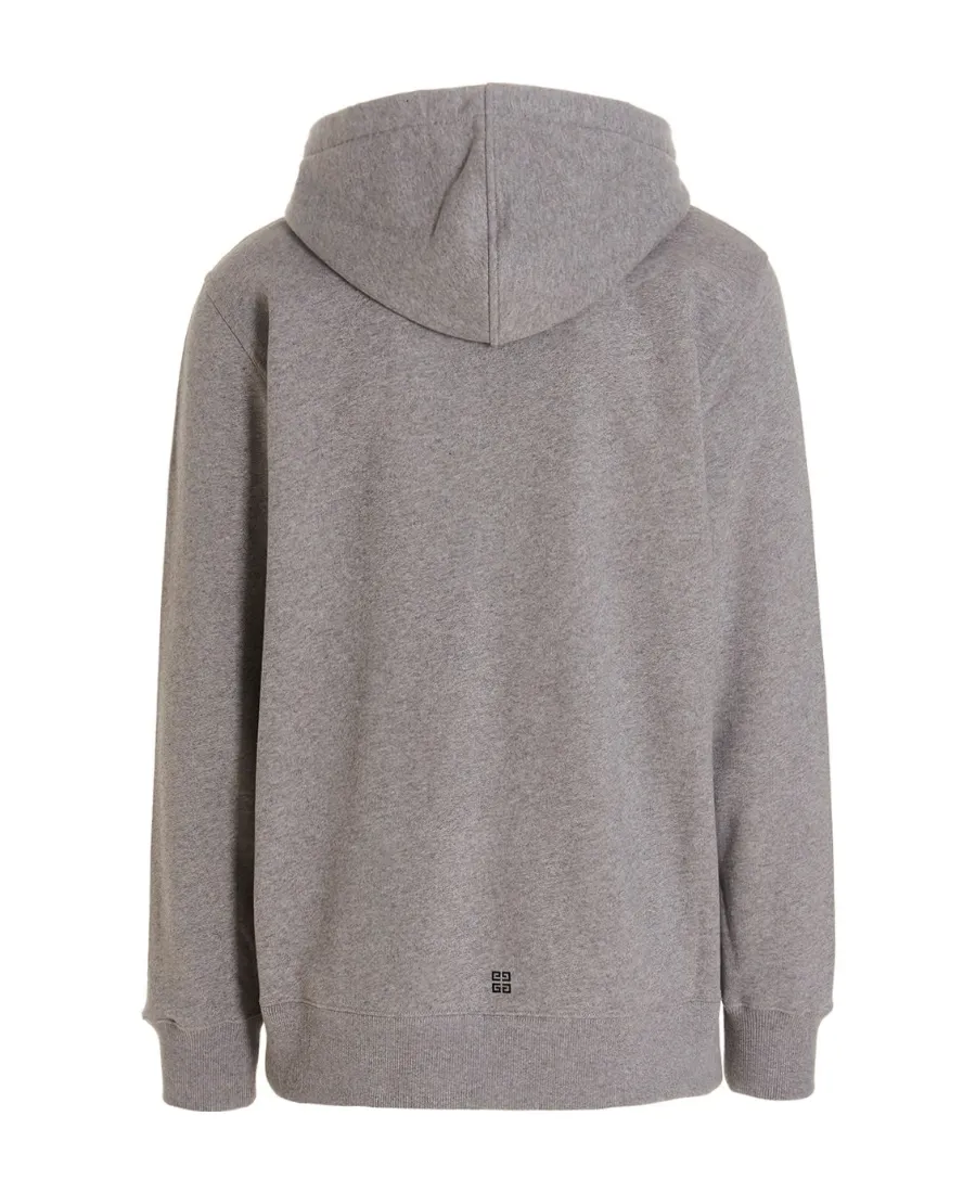 Logo Printed Zipped Hoodie