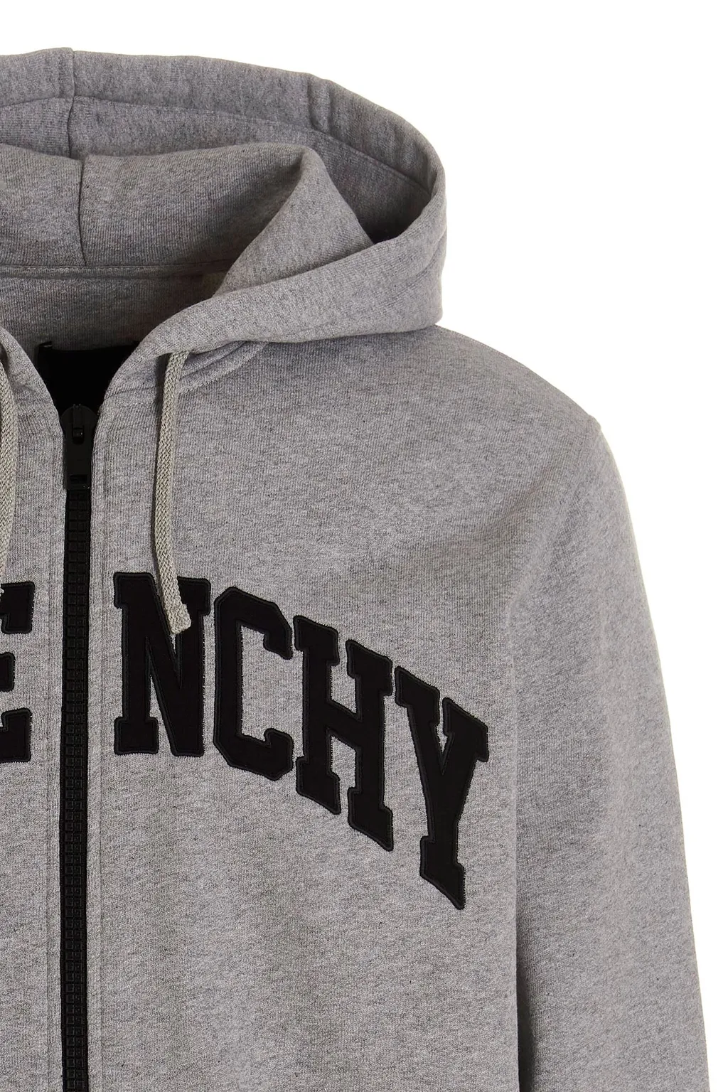 Logo Printed Zipped Hoodie