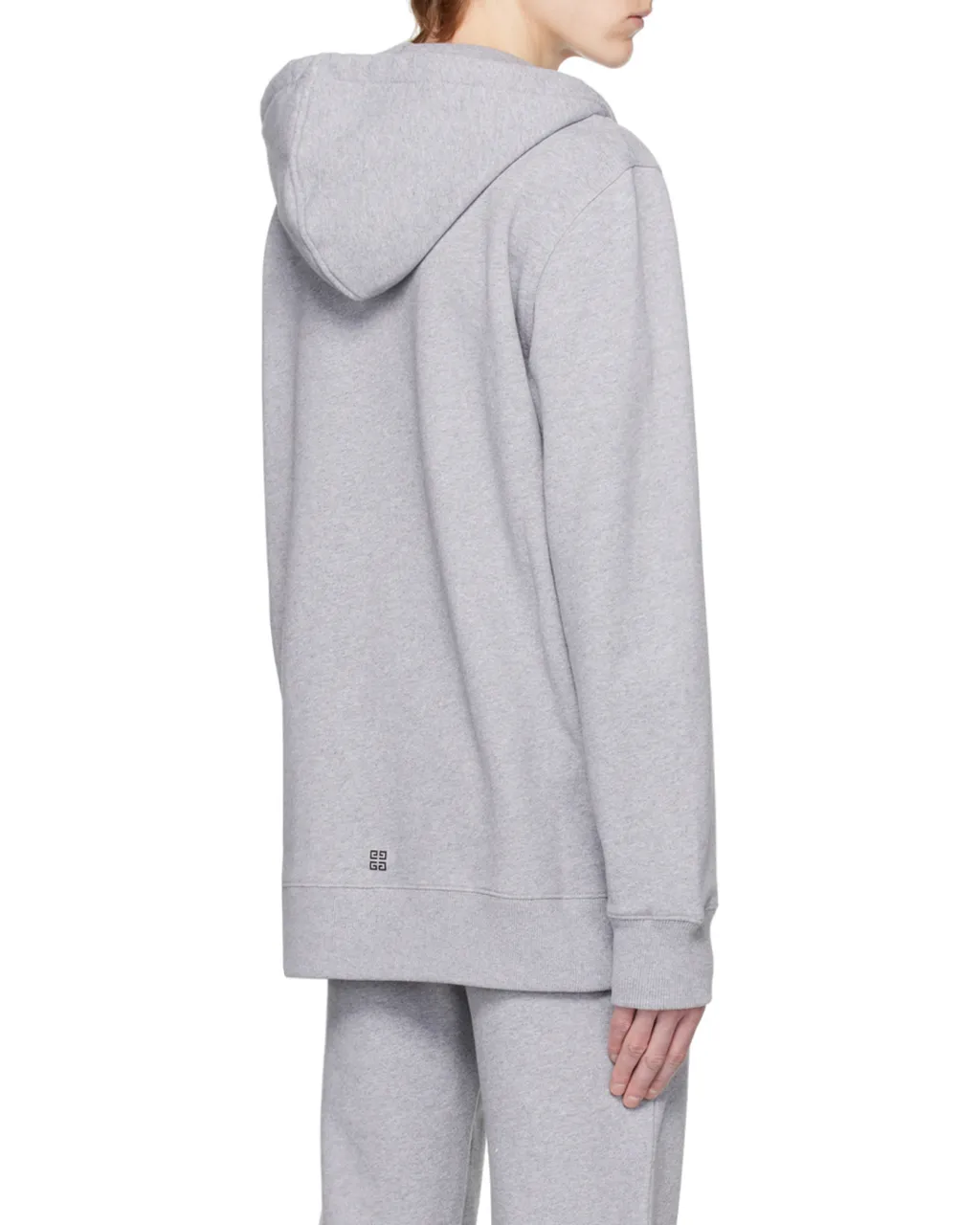 Logo Printed Zipped Hoodie
