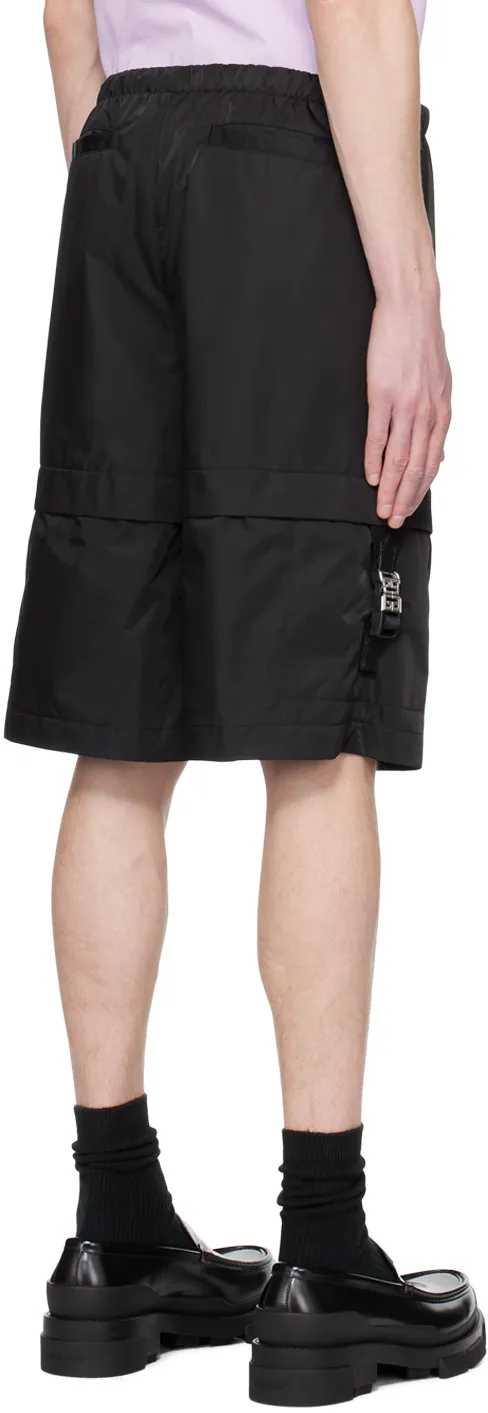 Buckle Detailed Cargo Shorts