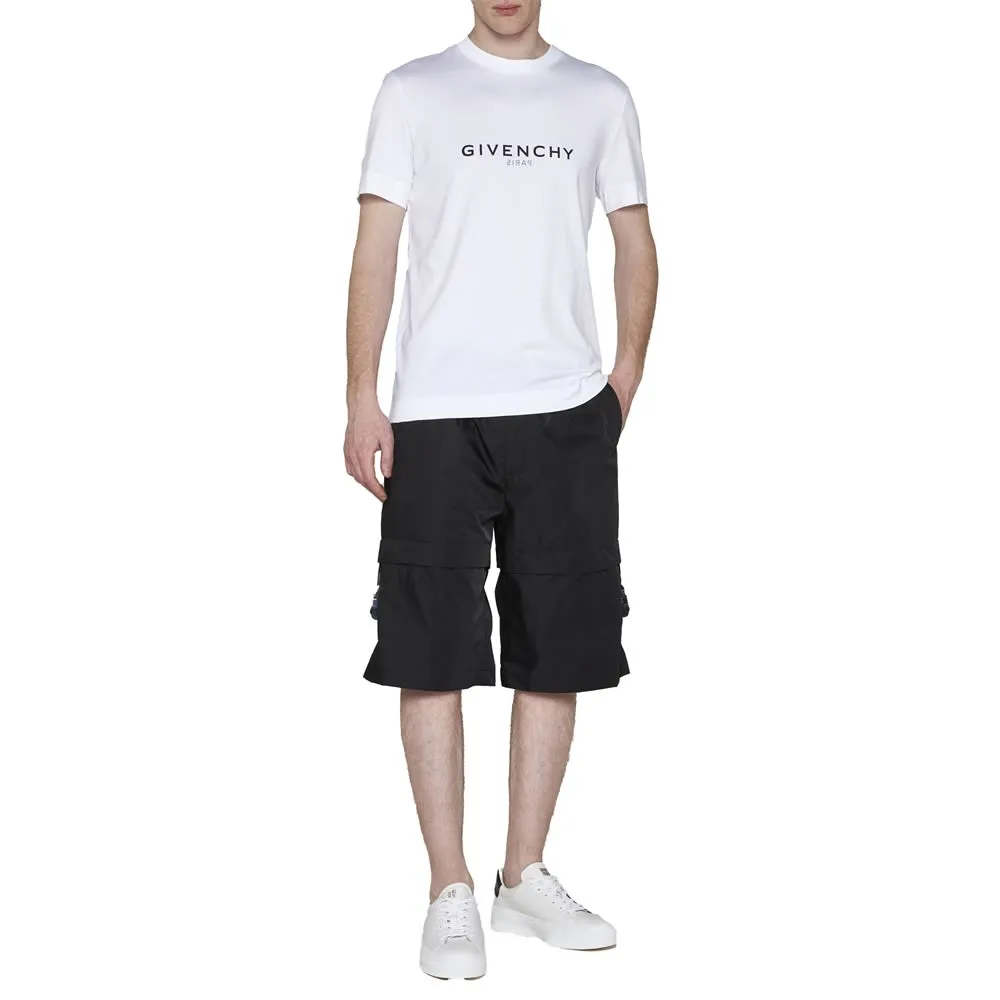 Buckle Detailed Cargo Shorts