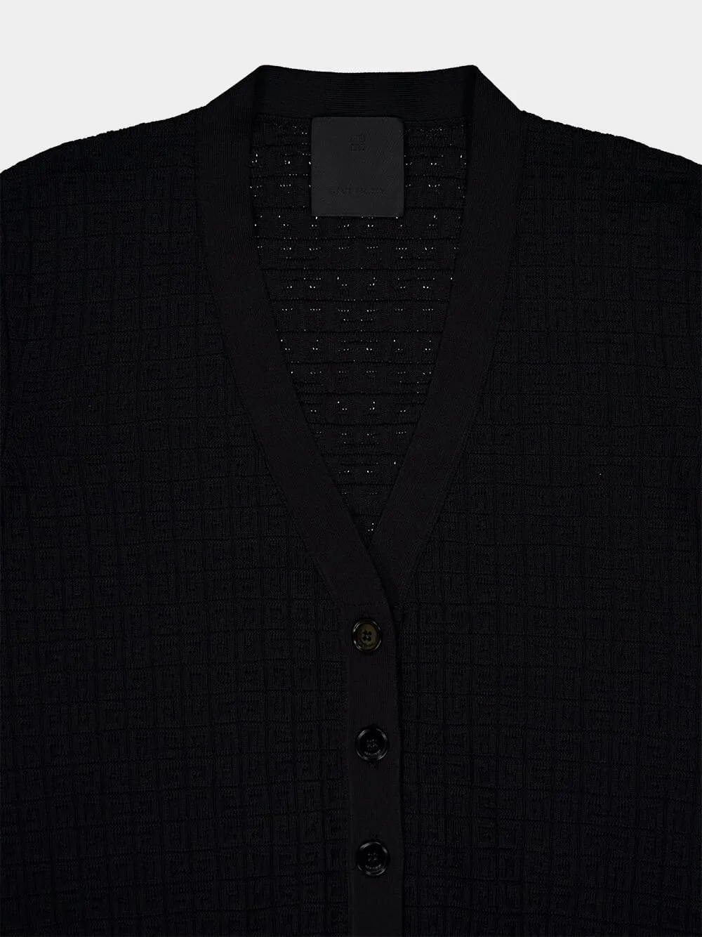 4G Jacquard Knitted Cardigan