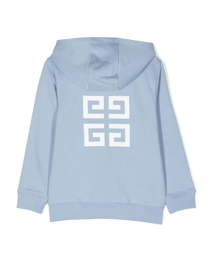 4G Logo Printed Straight Hem Hoodie