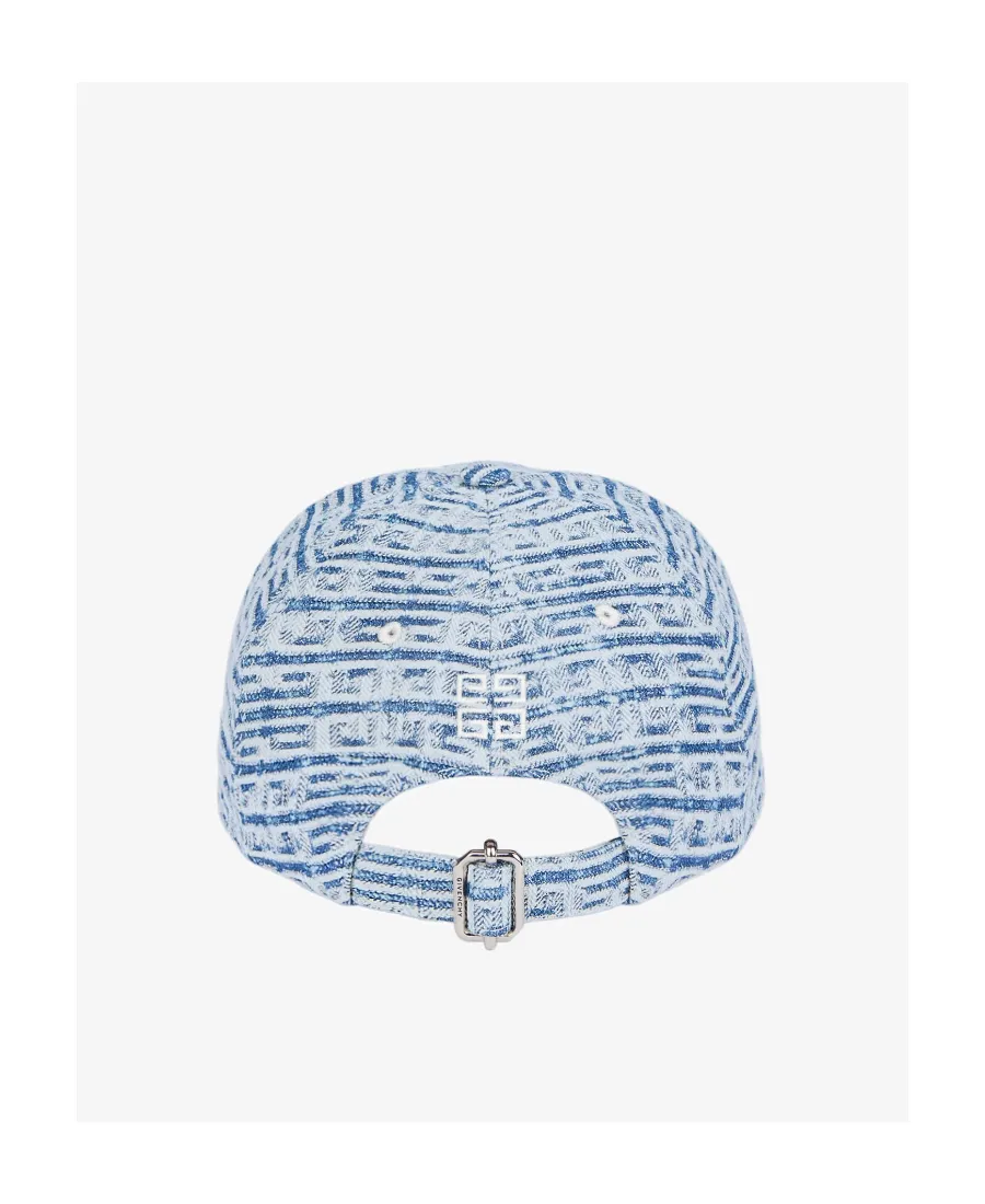 4G Embroidered Denim Baseball Cap