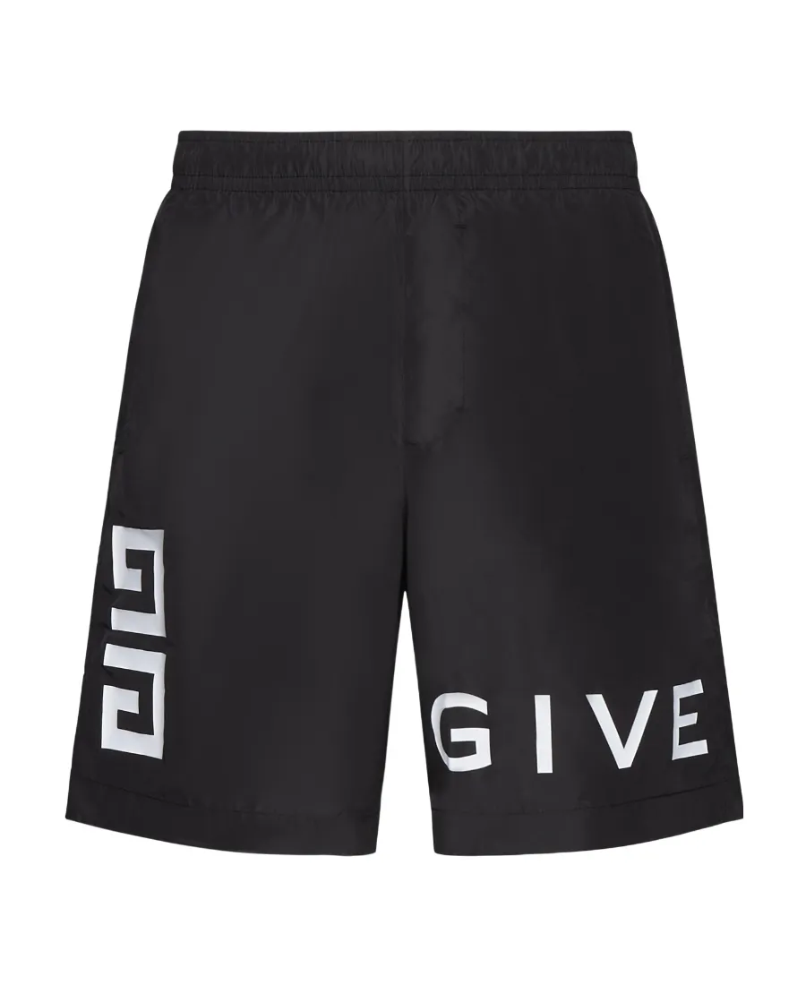 Logo Printed Swim Shorts