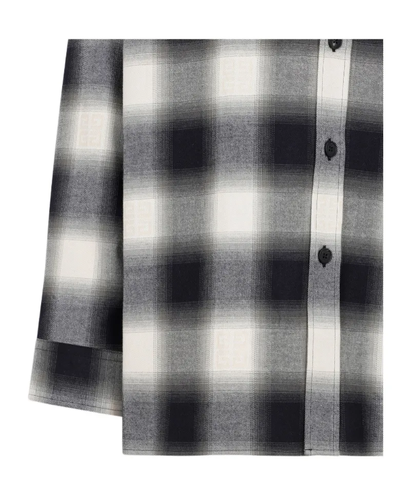 Check Hooded Overshirt Jacket