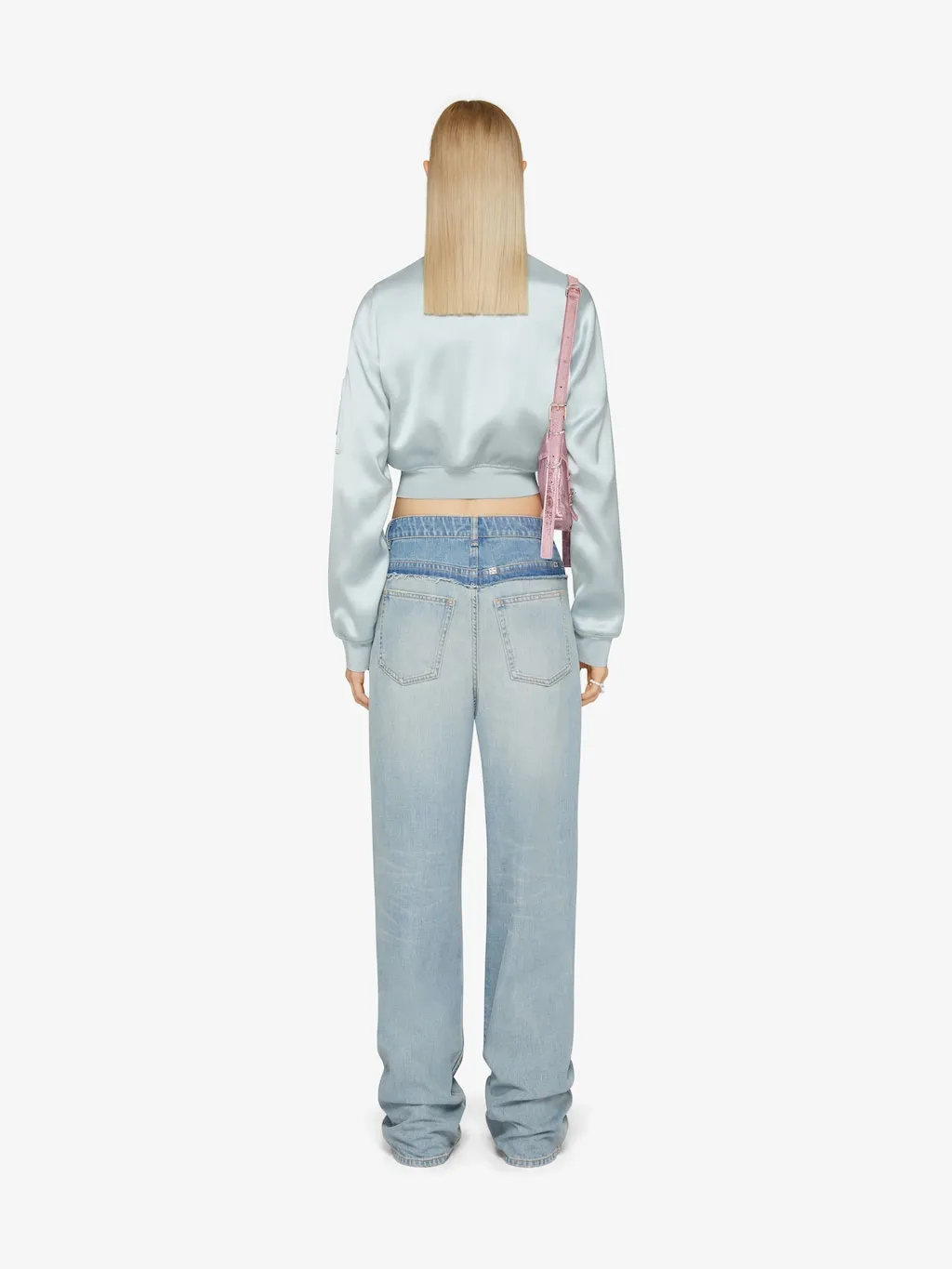 Frayed Edge Wide-Leg Jeans