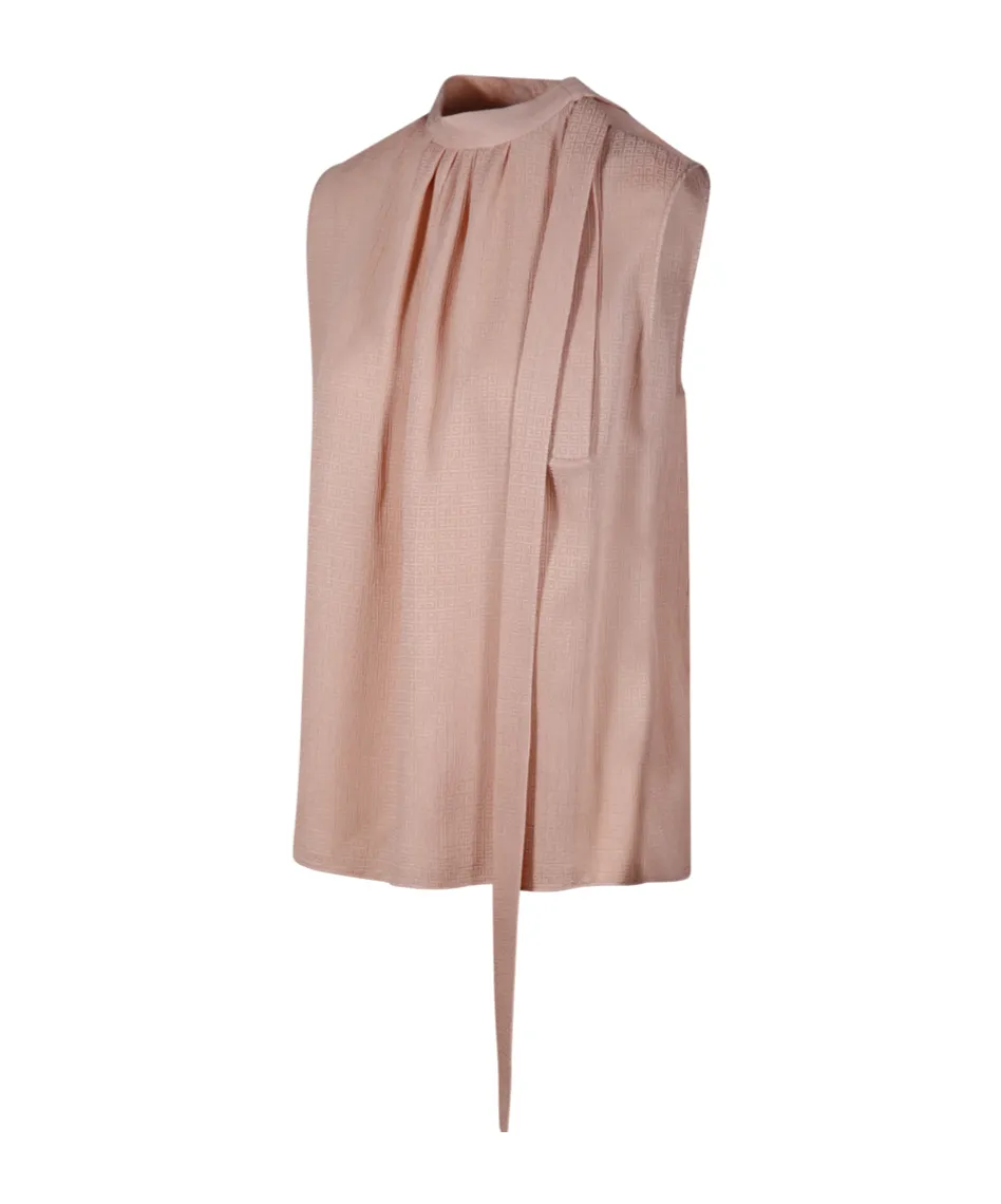 Draped Sleeveless Top